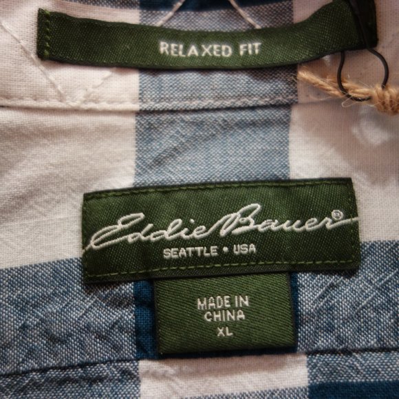 Cal Bears (UC Berkeley) One-of-a-Kind Custom Eddie Bauer Plaid Shirt - XL - Picture 5 of 6